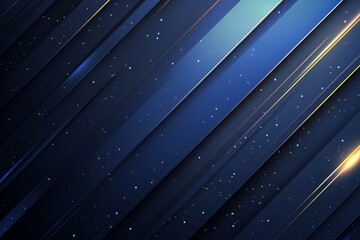 Aufkleber - Abstract design featuring layered blue and black streaks with subtle star-like elements in a cosmic atmosphere