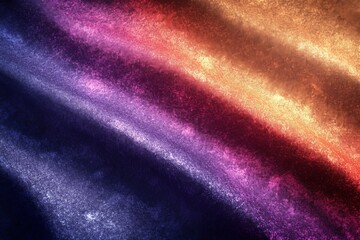 Aufkleber - Beautiful abstract waves of color blend together creating a vibrant artistic texture