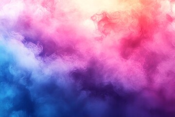 Aufkleber - Colorful abstract smoke background in shades of pink, purple, and blue