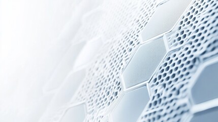 Poster - Abstract hexagonal pattern, tech background, digital design, website banner