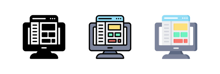 Web Layout Icon