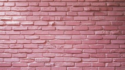 Poster - Textured pink brick wall backdrop for creative designs and modern interior aesthetics