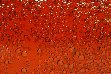 Canvas Print - Refreshing soda water as background, closeup view