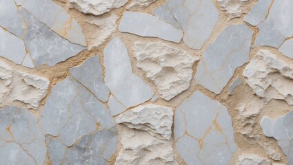 Poster - Elegant white and gray marble stone texture background perfect for creative projects and interior design inspiration.