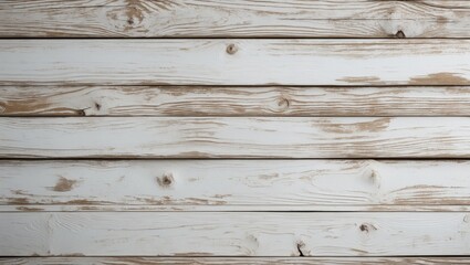 Poster - Vintage white wooden texture background with natural wood grain details ideal for various design applications.
