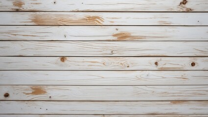 Poster - White weathered wood plank texture elegant background for rustic designs and presentations