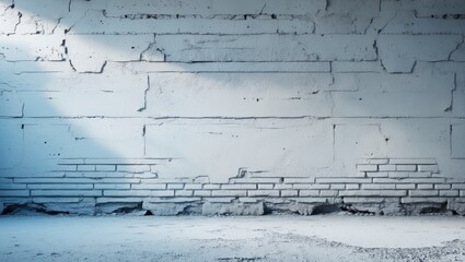 Poster - Concrete Wall Texture Background in Soft White Ideal for Presentations and Web Templates with Ample Space for Custom Text Display.