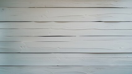 Poster - White wooden wall paneling texture with natural grain pattern suitable for backgrounds and design projects. Ideal for rustic themes.