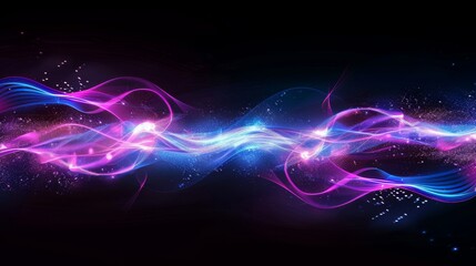 Poster - Abstract futuristic technology. Digital technology. Abstract technology science. Abstract Technology Network. Artificial intelligence. Big data technology. High technology. 