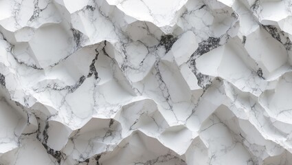 Poster - Textured white marble background with abstract patterns for elegant design and interior decoration projects.