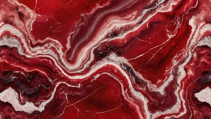 Poster - Red marble texture abstract background with intricate patterns and high resolution suitable for elegant designs and artistic projects.