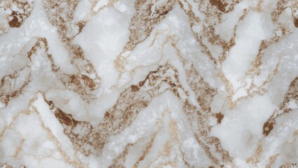 Poster - Elegant white marble texture with intricate natural patterns ideal for wallpaper, background design, or artistic creations.