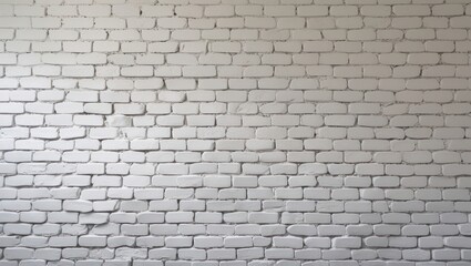 Poster - Textured white brick wall background for modern interior design and architecture applications
