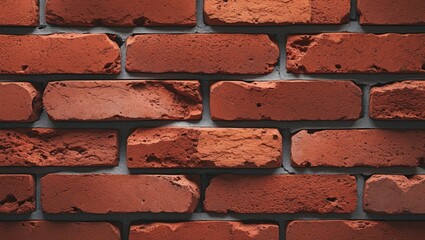 Poster - Reddish brown brick wall seamless texture for architectural and design backgrounds