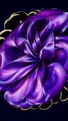 Leinwandbilder - Neon Petal Kaleidoscope