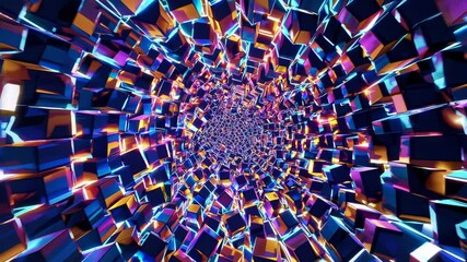 Poster - abstract blue background