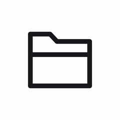Poster - folder document file icon vector sign