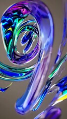 Aufkleber - abstract blue background