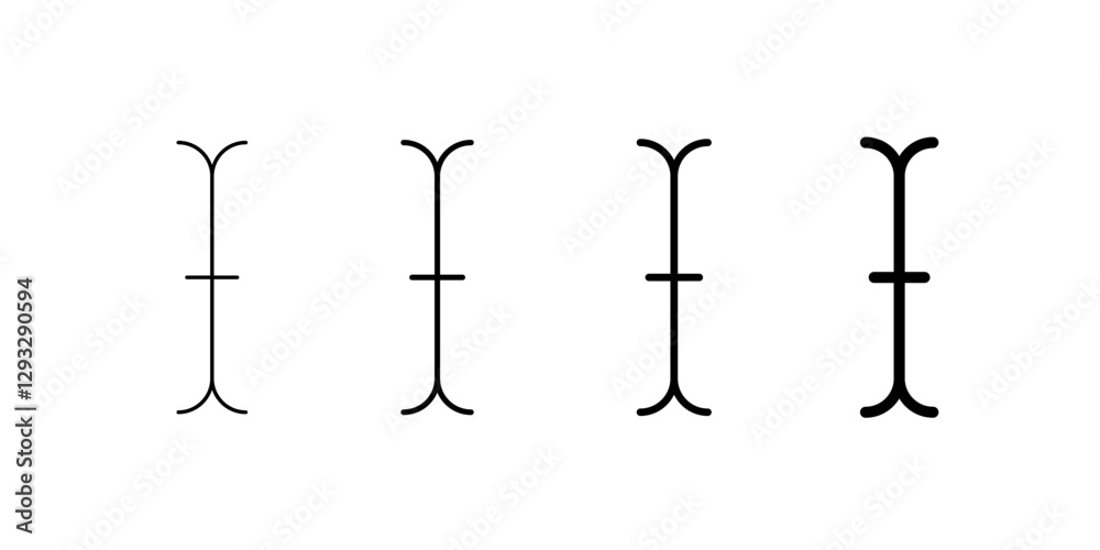 Text Select Cursor Vector A vector icon of a cursor pointer with black strokes, representing ...