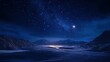 Stary Night. Milky Way Sky with Stars in Atacama Desert, Chile #4