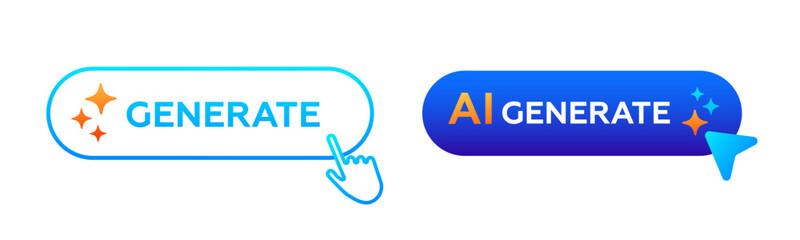 Poster - A modern AI logo with a colorful gradient arrow design, abstract typography, and smart bot inspired elements, symbolizing technology, networks, and online interaction.