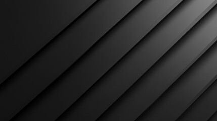 Fototapete - Shadow strips, realistic lines overlay effect isolated on transparent background. Gradient borders with soft edges. Black paper shades, dividers graphic design elements, 3d vector illustration, set