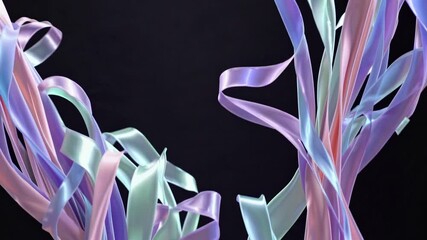 Leinwandbilder - abstract background with lines