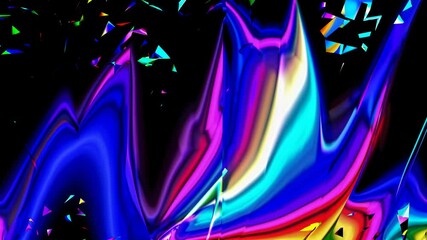 Fototapete - abstract blue background with lines