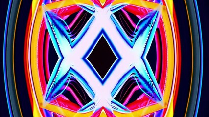 Poster - abstract background with colorful stripes