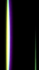 Poster - Vibrant light leaks gliding across dark surface, revealing dynamic optical gradient shifting through seamless spectral energy with cinematic visual design transition