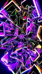 Poster - abstract background with stars