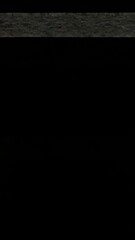 Poster - Textured horizontal dark stripes expanding, contracting across black background, generating rhythmic abstract motion graphic with minimal design energy