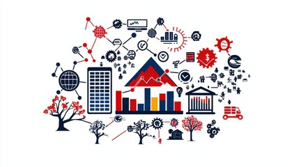 Poster - Visualizing Business Growth and Innovation Through Data Driven Insights An Infographic Exploring the Intersection of Technology Strategy and Sustainable Development