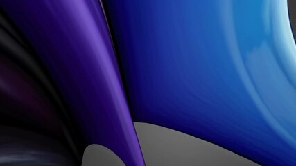 Leinwandbilder - abstract blue wave background