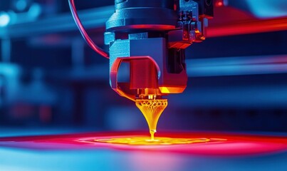 Poster - Advanced 3D Printing and Laser Cutting Technology in Manufacturing