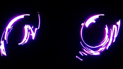 Poster - neon sign of the zodiac