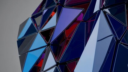 Poster - Geometric Triangle Artistry