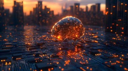 Poster - Neural circuit and electronic cyber brain in circuit 