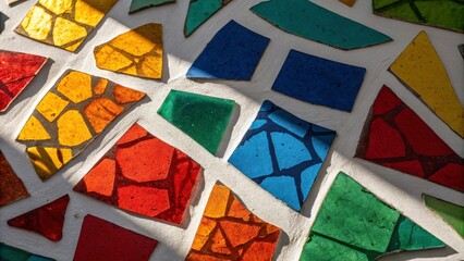 Poster - Stained Glass Fragments