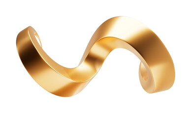 Poster - Abstract flowing curve lines, 3d rendering.