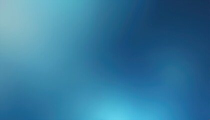 Poster - Smooth gradient with shades of blue fading into soft bokeh. Serene, calm abstract wallpaper design. Modern cyan graphic simplicity, contemporary minimalist soothing digital display background element.