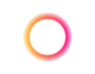 A vibrant circular gradient with colors transitioning smoothly, resembling a halo effect.