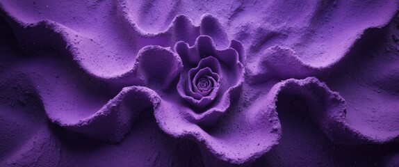 Aufkleber - vibrant purple abstract texture featuring a floral design perfect for backgrounds or artistic themes