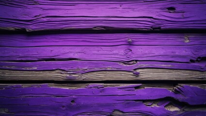 Poster - Weathered purple wood planks with dynamic texture creating an abstract background ideal for design applications and artistic projects.