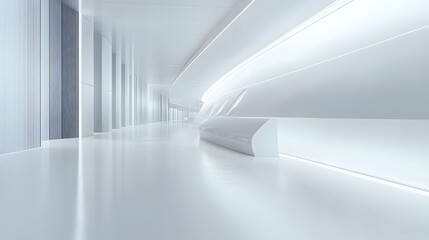 Poster - High-end stock trading interface modern financial hub digital environment sleek design futuristic perspective