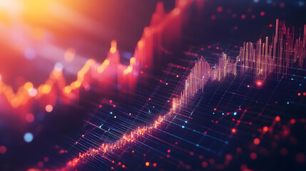 Poster - Luxury ai-driven investment bot analyzing data trends for wealth management digital environment financial insights