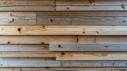 Poster - Textured wooden wall panels showcasing a natural aesthetic ideal for beach house interiors and rustic design themes.