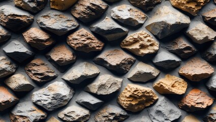 Aufkleber - Sedimentary rock texture background with various colors and patterns ideal for natural geological or abstract design themes.