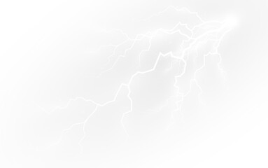 Wall Mural - the effect of lightning thunderstorm and lightning
