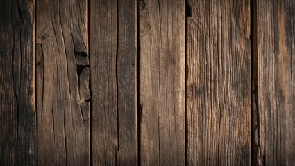 Poster - Rustic wooden planks background with rich textures and natural patterns ideal for design projects and artistic presentations.